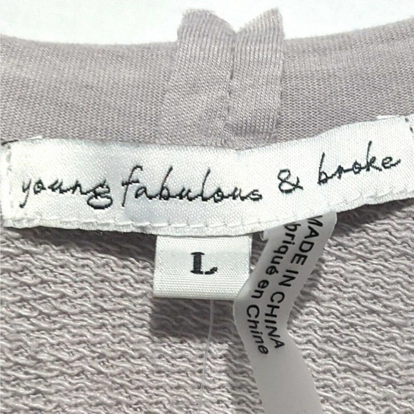 Young Fabulous and Broke Eberhart Jumpsuit Gray - Picture 11 of 12
